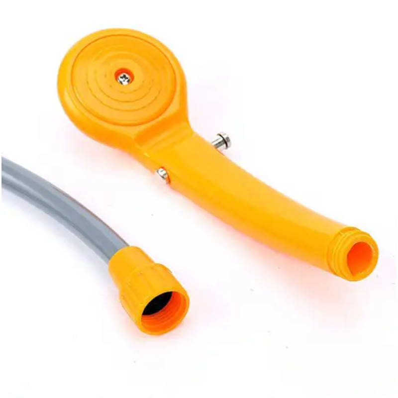 Портативний автомобільний душ туристичний з гнучким шлангом та гачком Shower Set 11 AS Жовтий/Сірий Портативний автомобільний душ туристичний з гнучким шлангом та гачком Shower Set 11 AS Жовтий/Сірий
