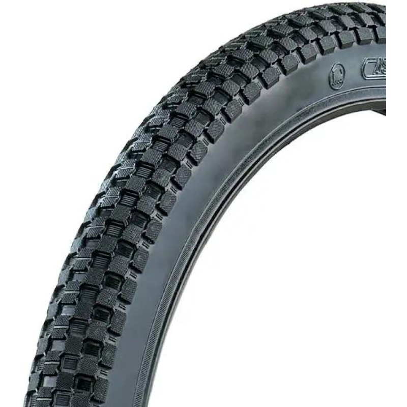 Покришка велосипедна для складних та дитячих велосипедів з протектором гума Casumina CA343А 20х2.125 Чорний
