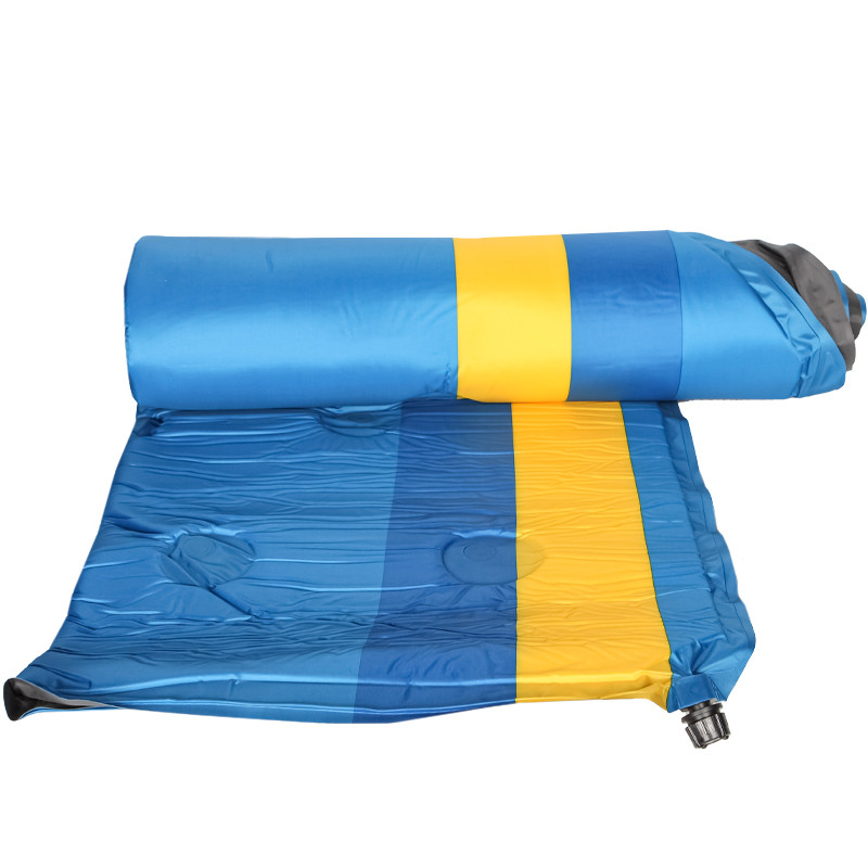 Автомобільний матрац надувний двомісний з підголівниками ПВХ у багажник 188*132*5 см Lesko DZ-1 Blue/Yellow Автомобільний матрац надувний двомісний з підголівниками ПВХ у багажник 188*132*5 см Lesko DZ-1 Blue/Yellow