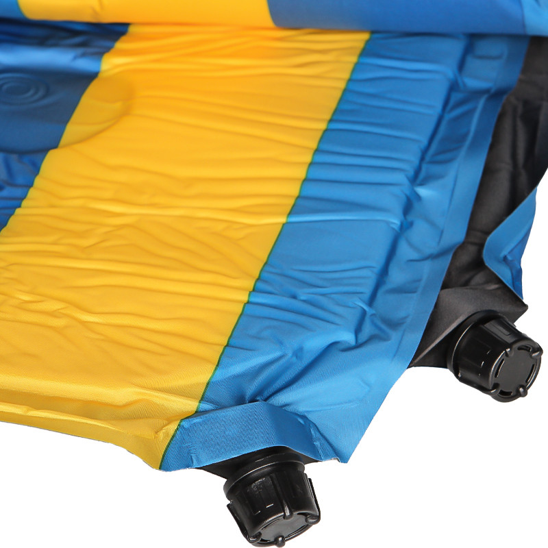 Автомобільний матрац надувний двомісний з підголівниками ПВХ у багажник 188*132*5 см Lesko DZ-1 Blue/Yellow Автомобільний матрац надувний двомісний з підголівниками ПВХ у багажник 188*132*5 см Lesko DZ-1 Blue/Yellow