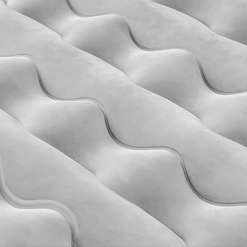 Автомобільний матрац надувний двомісний з підголівниками ПВХ у багажник 180*135 см Lesko BP-001 Grey