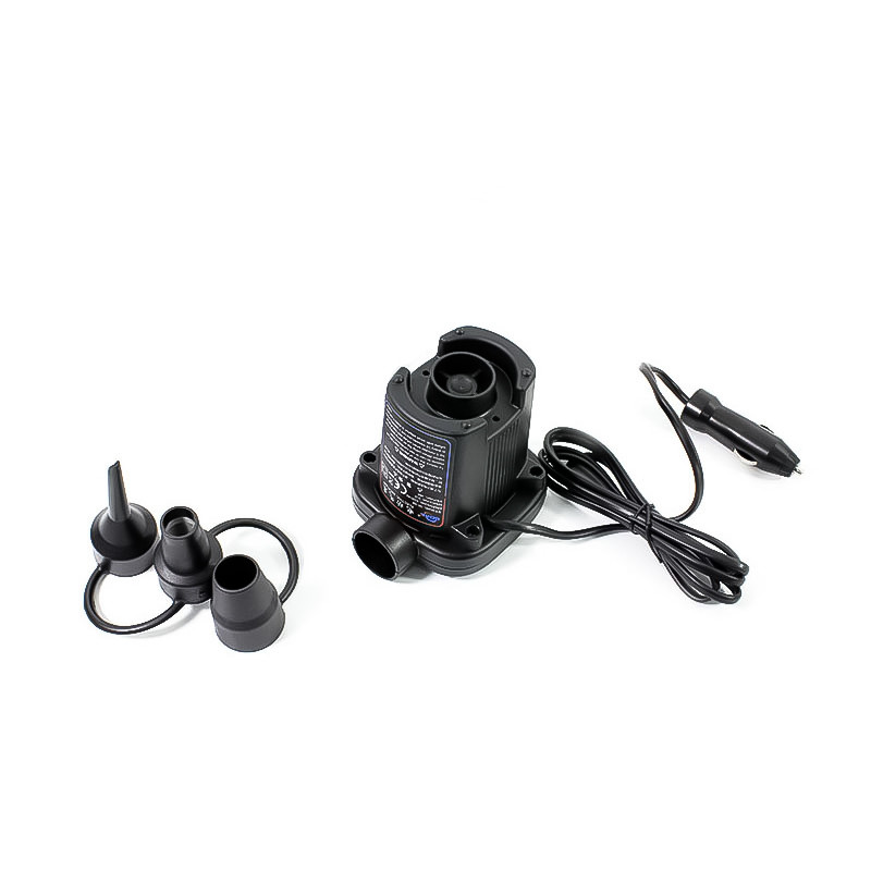 Автомобільний матрац надувний полуторний з підголовниками ПВХ у багажник 145*130 см Lesko BLFW-2 Black