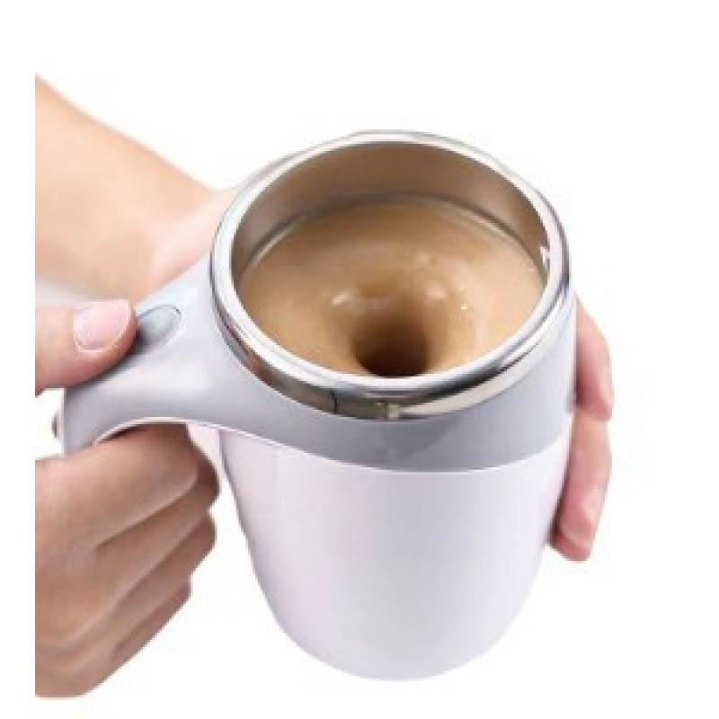 Чашка для змішування з нержавіючої сталі і пластику 380 мл White/Grey