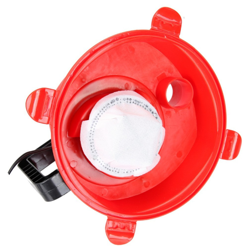 Автомобільний вакуумний пилосос Car Cleaner від прикурювача 12В 100Вт з 4 насадками Red/Black (VC-17892)