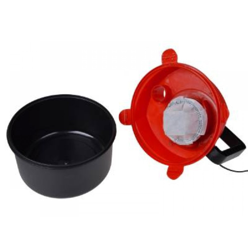 Автомобільний вакуумний пилосос Car Cleaner від прикурювача 12В 100Вт з 4 насадками Red/Black (VC-17892)