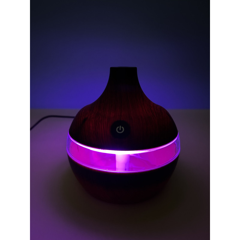 Компактний зволожувач повітря Smells Damp аромадіфузор з USB 300мл Коричневий (SD-789)