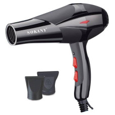 Професійний фен з 2 температурними режимами SOKANY HS-3890 2300Вт Black