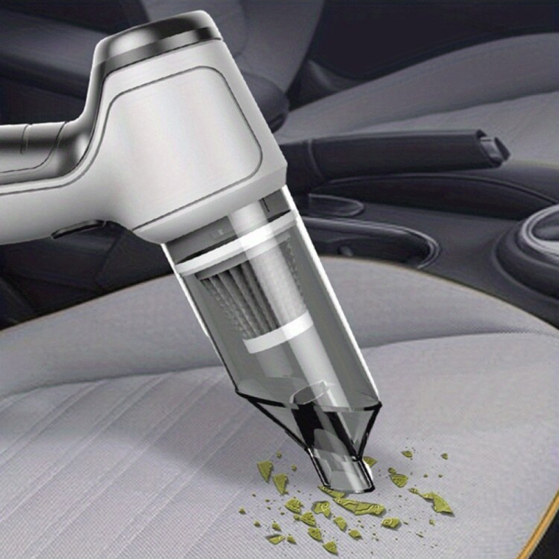 Автомобільний бездротовий пилосос Car Cleaner з акумулятором 2000мАч Silver (VC-17893)