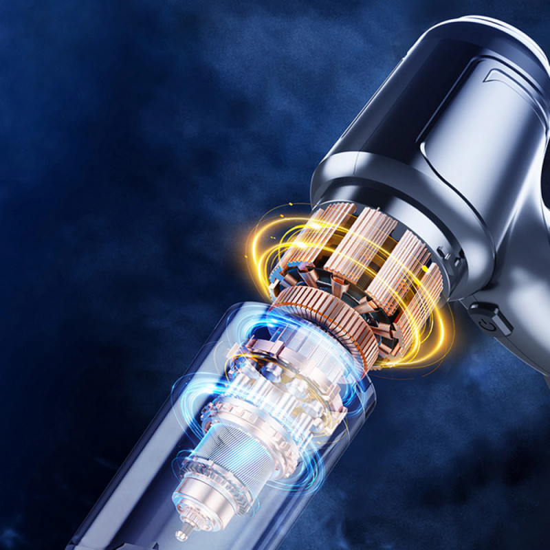 Автомобільний бездротовий пилосос Car Cleaner з акумулятором 2000мАч Silver (VC-17893)