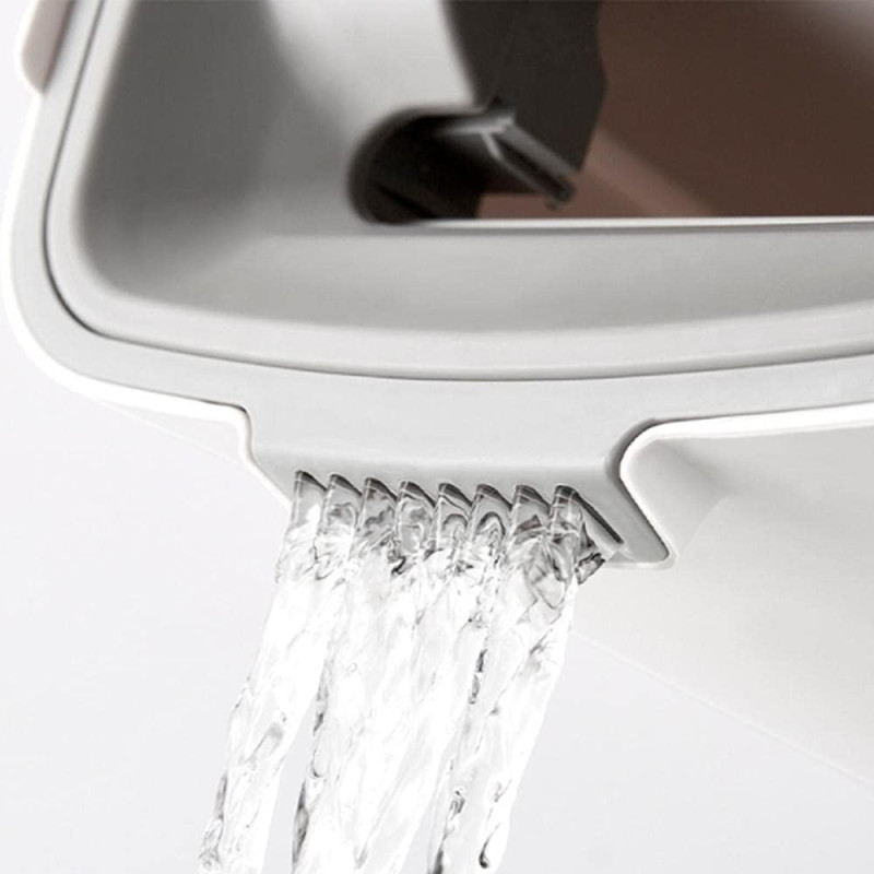 Комплект швабра з відром Clean Pro Mop із системою авто-віджиму для швидкого прибирання CM-1209 Blue