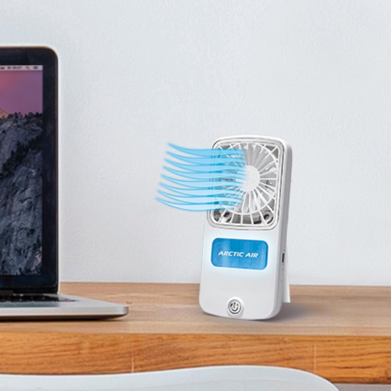 Портативний ручний міні вентилятор - зволожувач 3 швидкості Arctic Air Pocket Chill 89074 White Портативний ручний міні вентилятор - зволожувач 3 швидкості Arctic Air Pocket Chill 89074 White