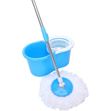 Швабра з відром та автоматичним віджимом Easy Mop швабра-ледарка | кругла (LM9012)