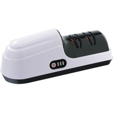 Точилка для ножів та ножиць електрична з акумулятором 2000мАг ПВХ/нержавіюча сталь LY-82 White/Black
