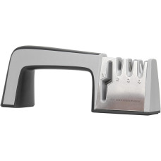 Точилка для ножів та ножиць механічна з 4 режимами заточування та полірування LY-80 Grey