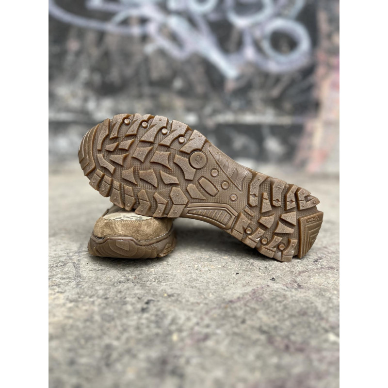 Кросівки тактичні чоловічі Light Tactic 44 розмір 29 см негладка шкіра і Кордура 1000D демісезонні з посиленими устілками Коричневий/Піксель