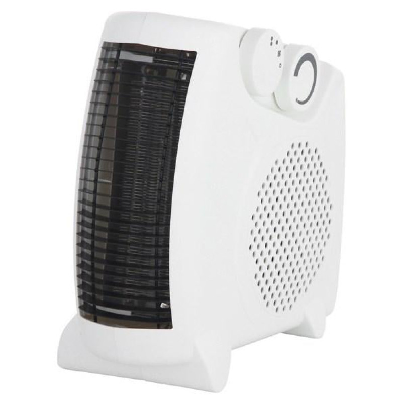 Тепловентилятор Domotec Ceramic 1500 Вт компактний електрообігрівач дуйка White (MS-5903)