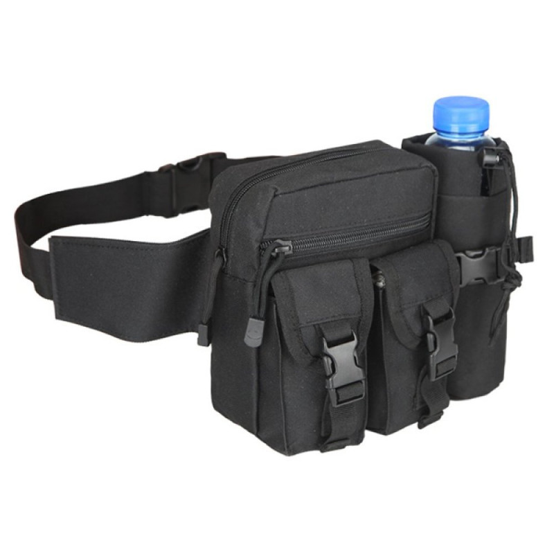 Сумка тактична на пояс багатофункціональна AOKALI Outdoor A33 4L Чорний