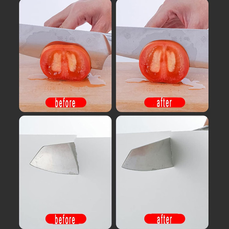 Точилка для ножів та ножиць електрична з акумулятором 2000мАг ПВХ/нержавіюча сталь LY-82 White/Black