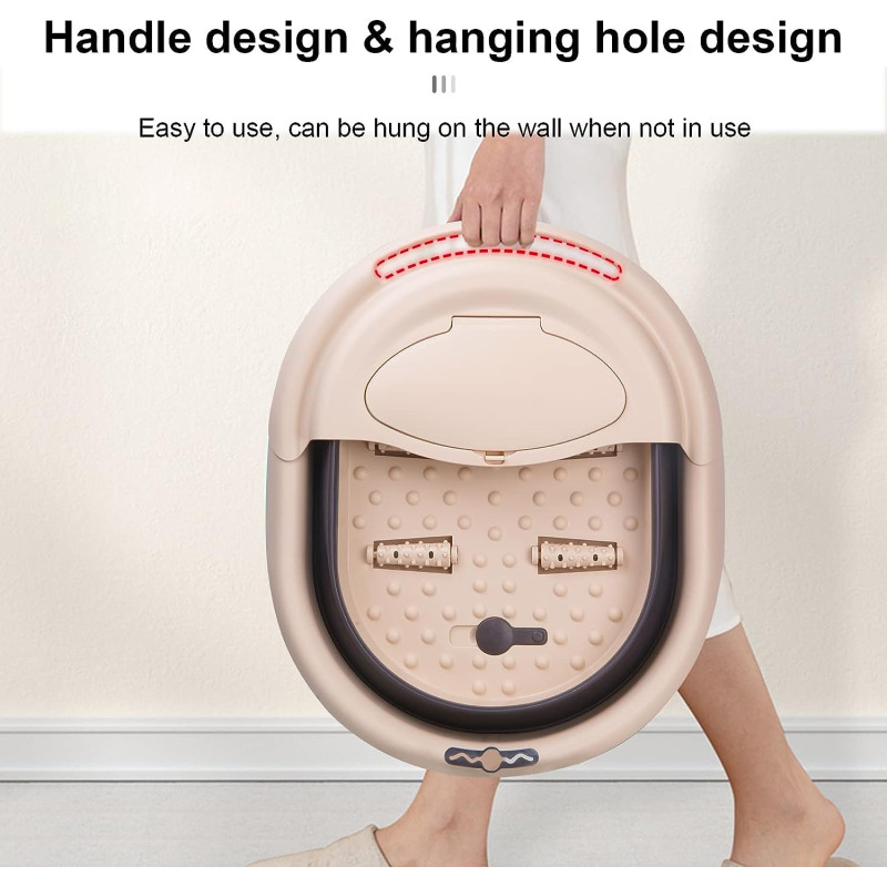 Масажна ванна для ніг 50х41х42 см, для педикюру LY-64 Вeige