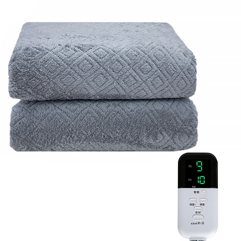 Електропростирадло з підігрівом від мережі 220В з системою водяного контуру Heat Water J-001 STT 180*80см Gray