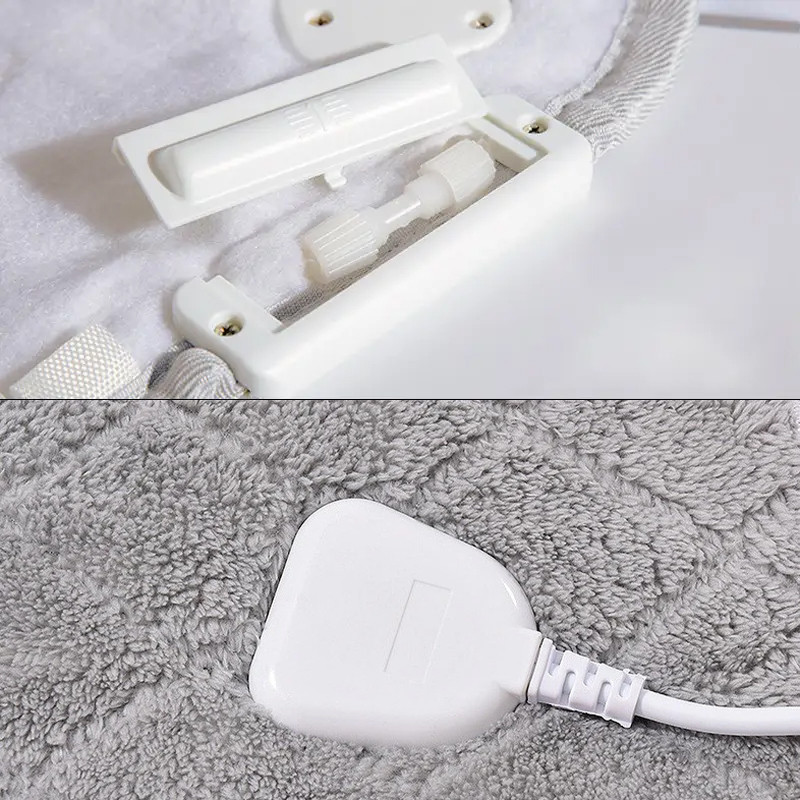 Електропростирадло з підігрівом від мережі 220В з системою водяного контуру Heat Water J-001 STT 180*80см Gray