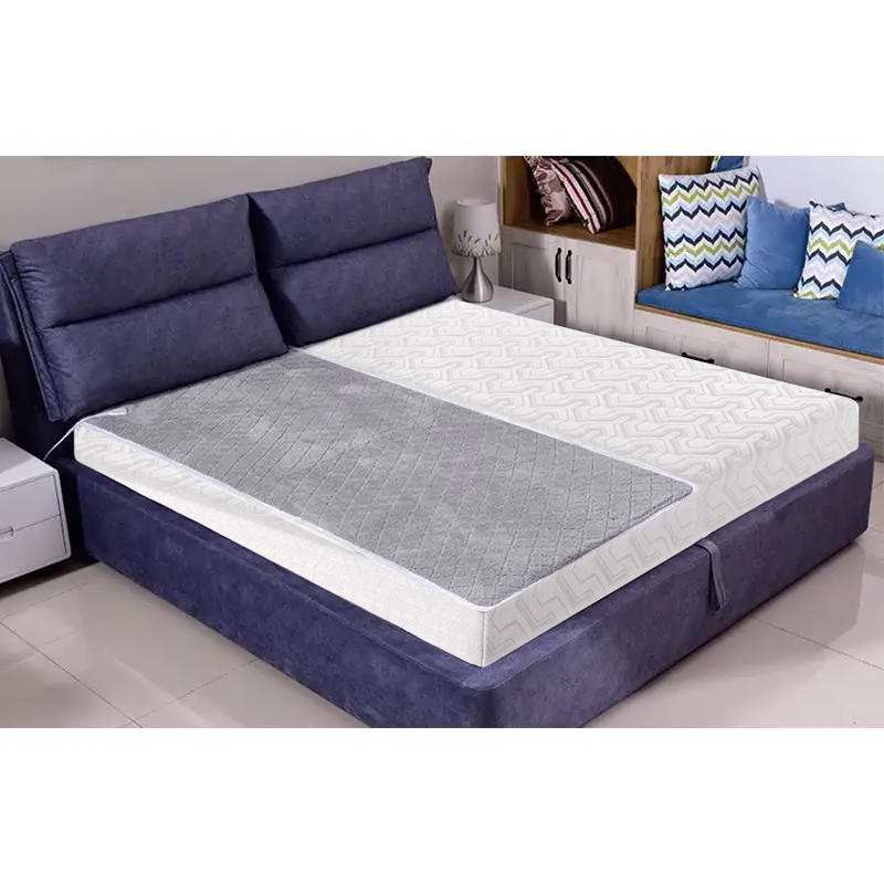 Електропростирадло з підігрівом від мережі 220В з системою водяного контуру Heat Water J-001 STT 180*80см Gray