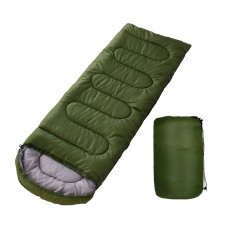 Спальный мешок водонепроницаемый для туризма Outdoor-Huck 15 °С 210x75см 0.95 кг LT-7801 Green