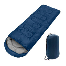 Спальный мешок водонепроницаемый для туризма Outdoor-Huck 15 °С 210x75см 0.95 кг LT-7803 Blue