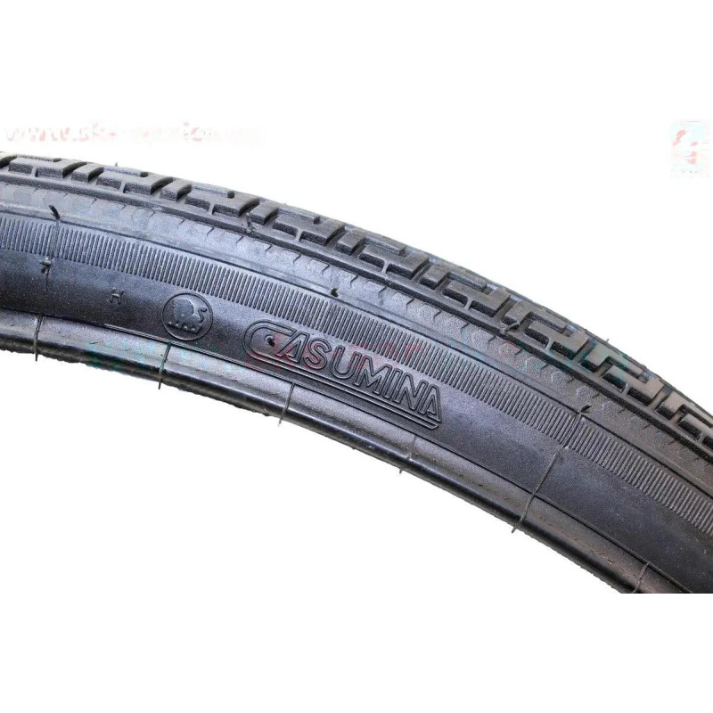 Покришка велосипедна протектор канавки каучук Casumina CA314A 28х1.75 Чорний
