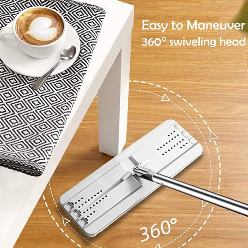 Комплект швабра з відром Clean Pro Mop із системою авто-віджиму для швидкого прибирання CM-1209 Blue