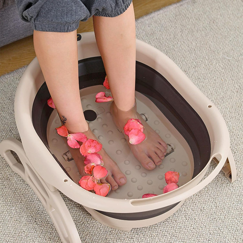 Масажна ванна для ніг 50х41х42 см, для педикюру LY-64 Вeige