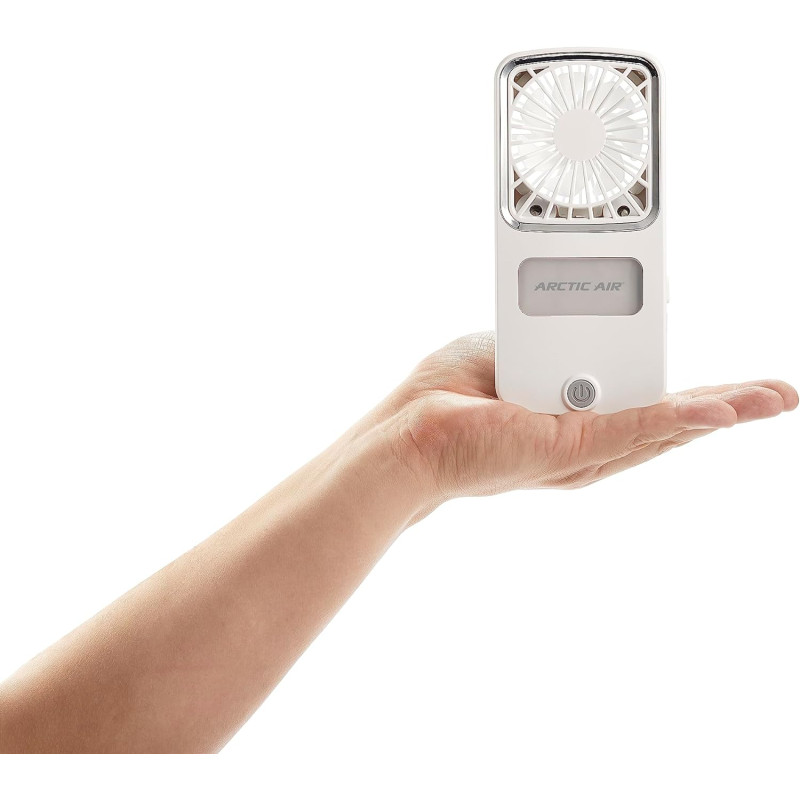 Портативний ручний міні вентилятор - зволожувач 3 швидкості Arctic Air Pocket Chill 89074 White Портативний ручний міні вентилятор - зволожувач 3 швидкості Arctic Air Pocket Chill 89074 White