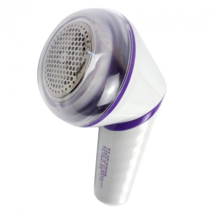 Бездротова машинка для видалення катишків акумуляторна Gemei GM 335 White/Violet