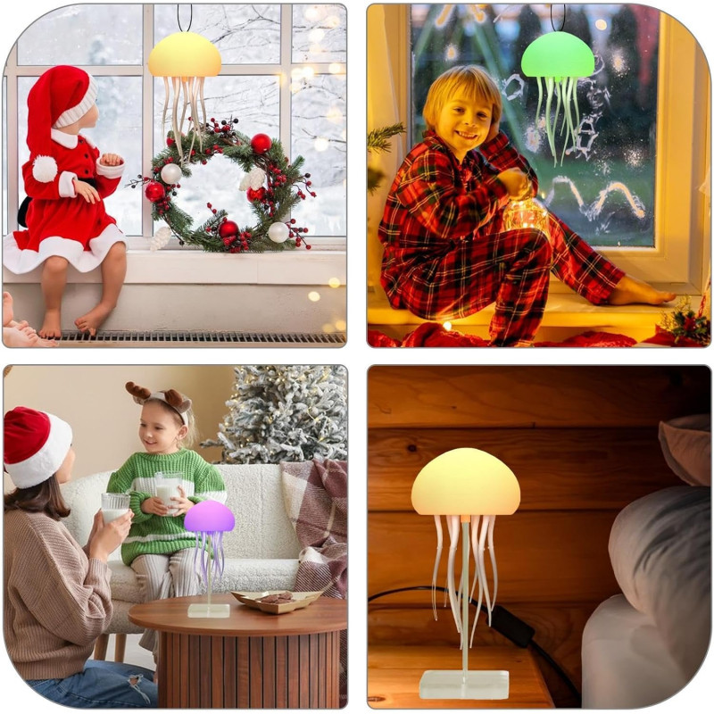 Настільна LED лампа-нічник Медуза з обертовими рухами NTL-5B RGB Настільна LED лампа-нічник Медуза з обертовими рухами NTL-5B RGB