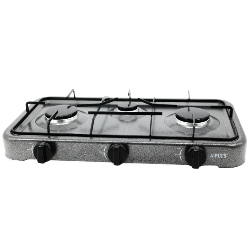 Настільна газова плита на 3 конфорки Таганок під балонний газ (A-PLUS 2107)