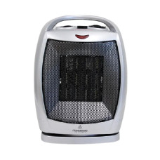 Тепловентилятор керамічний Crownberg Ceramic 1500 Вт компактний електрообігрівач дуйка White (CB 7749)