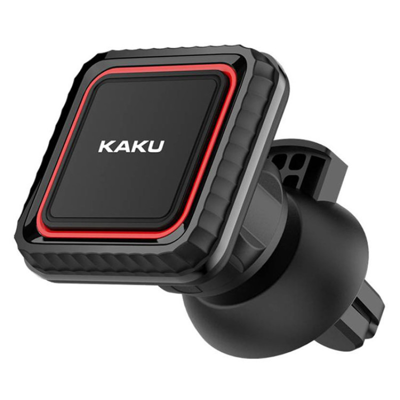 Автомобильный держатель магнитный для телефона на приборную панель с поворотом на 360 градусов пластик Kaku KSC-338B Yitu Series Черно-красный