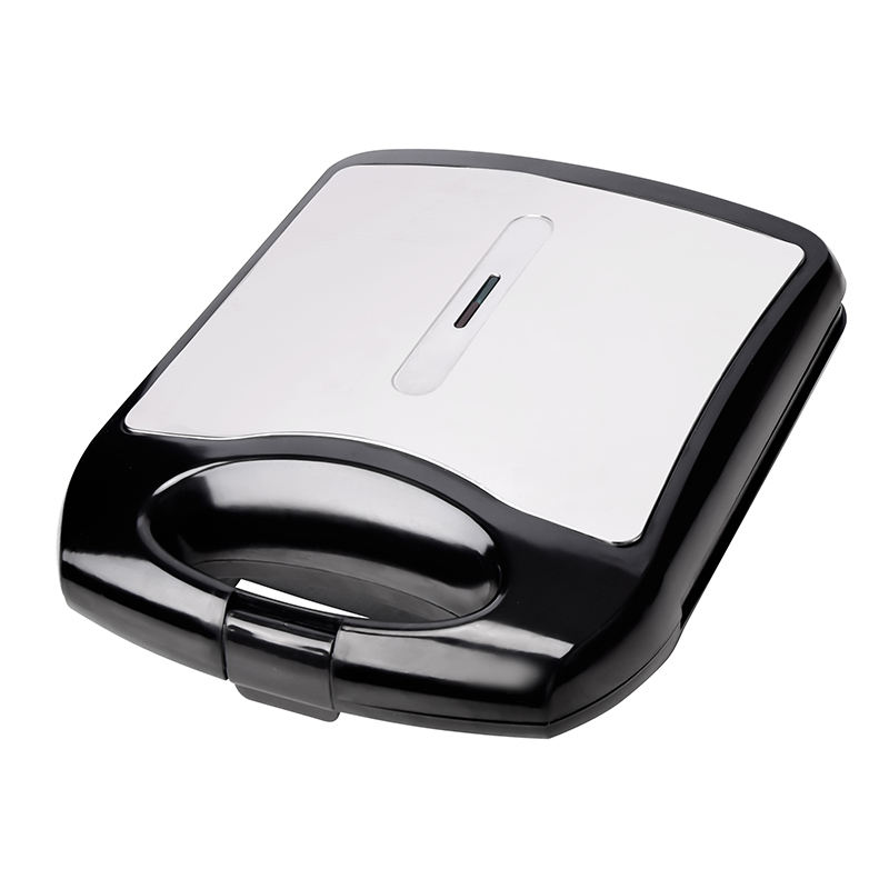 Електрична вафельниця для бельгійських вафель з антипригарним покриттям, захистом від перегріву та терморегулятором 2000Вт Edenberg EB-64407 Чорний/Сірий