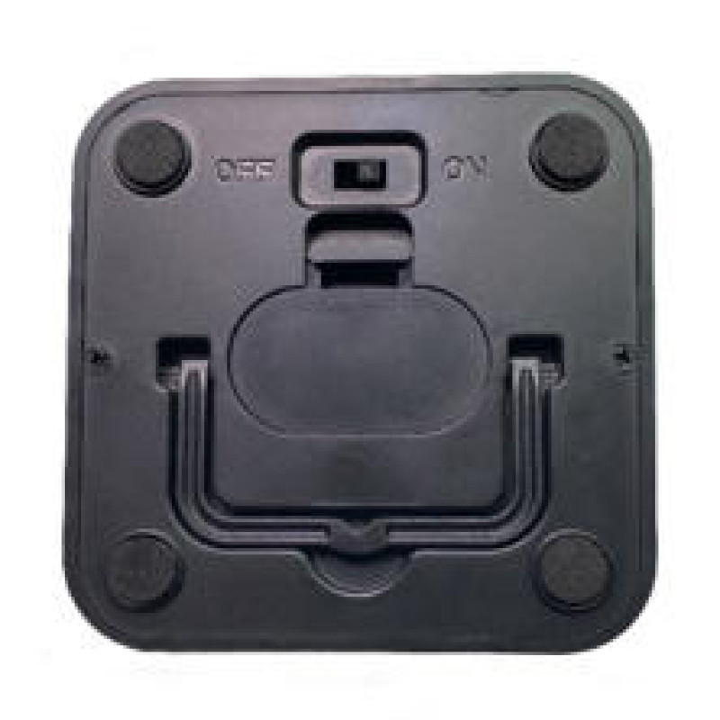 Настільний пропелер-відлякувач для захисту їжі від комах та мух легкий та компактний з акумулятором 24х9см 150г Чорний