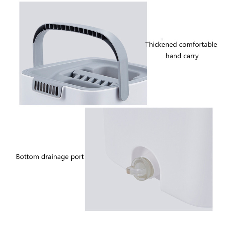 Комплект швабра з відром Clean Pro Mop із системою авто-віджиму для швидкого прибирання CM-1209 Blue