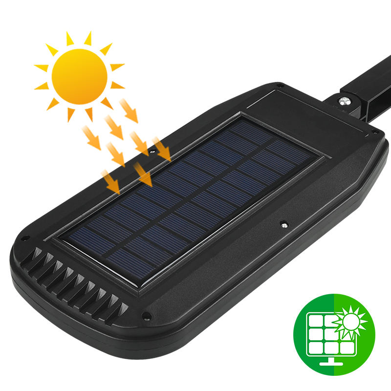 LED прожектор вуличний настінний із сонячною панеллю водозахищений з датчиком руху та пультом CL-728