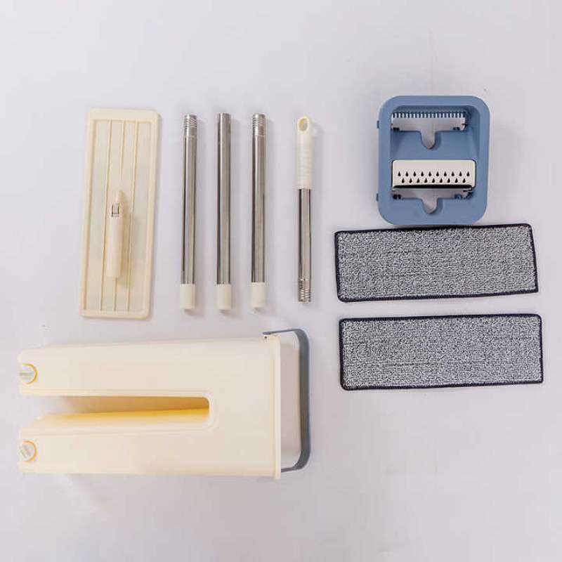 Комплект швабра з відром Clean Pro Mop із системою авто-віджиму для швидкого прибирання CM-1211 White Комплект швабра з відром Clean Pro Mop із системою авто-віджиму для швидкого прибирання CM-1211 White