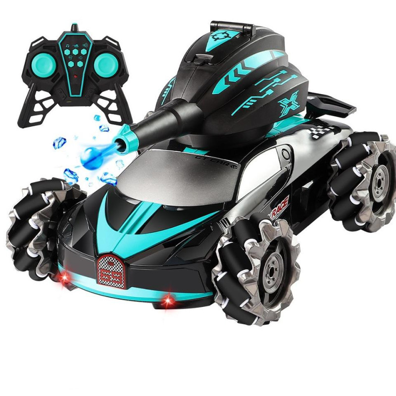 Радіокерований стріляючий танк Laser Tank машинка тривісний з пультом радіокерування 2.4GHz до 50м 667-9A Black/Blue