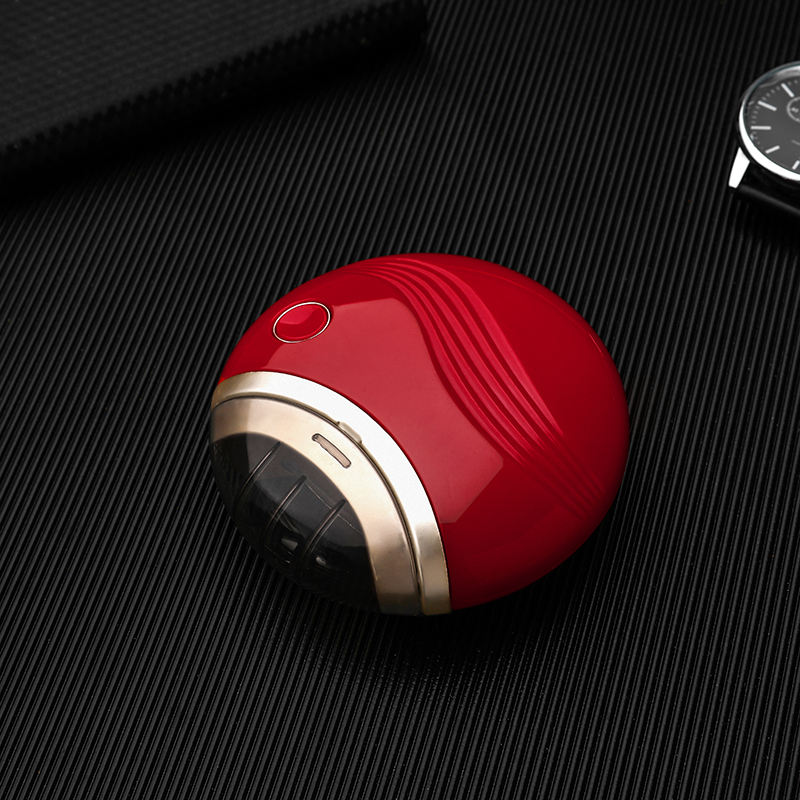 Електропилка для нігтів зі сталевими лезами з портом USB 64х64х32мм Red