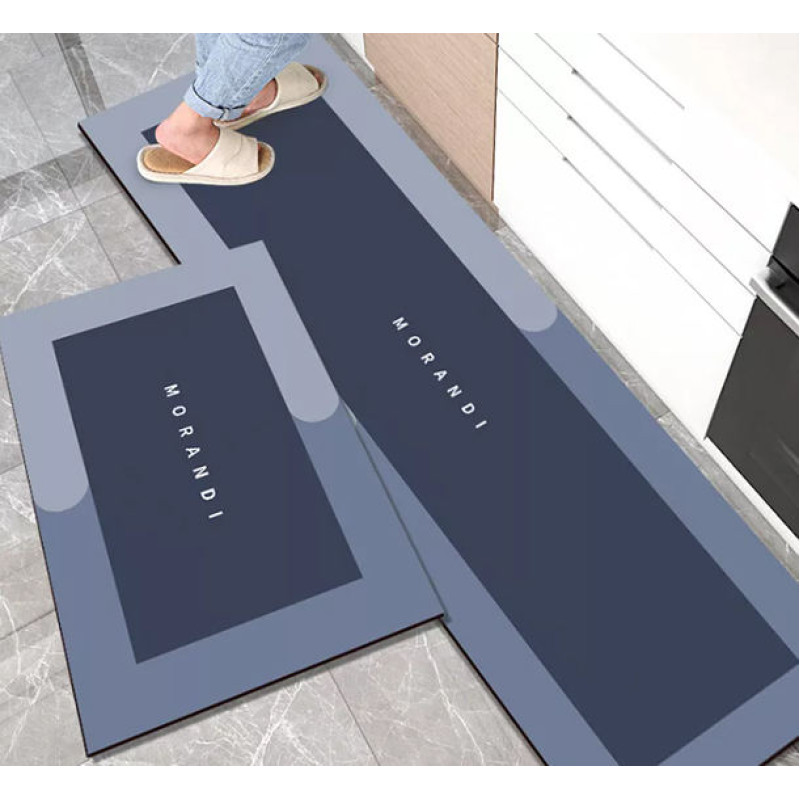 Килимок у ванну кухню вологовсмоктувальний 50*80см LY-73 Blue