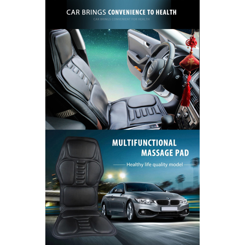 Масажне накидка на крісло вібраційна з пультом керування для дому та автомобіля Massage Seat Чорний Масажне накидка на крісло вібраційна з пультом керування для дому та автомобіля Massage Seat Чорний