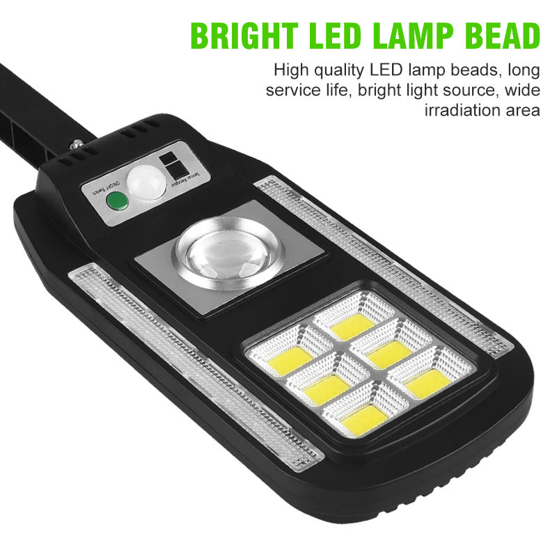 LED прожектор вуличний настінний із сонячною панеллю водозахищений з датчиком руху та пультом CL-728