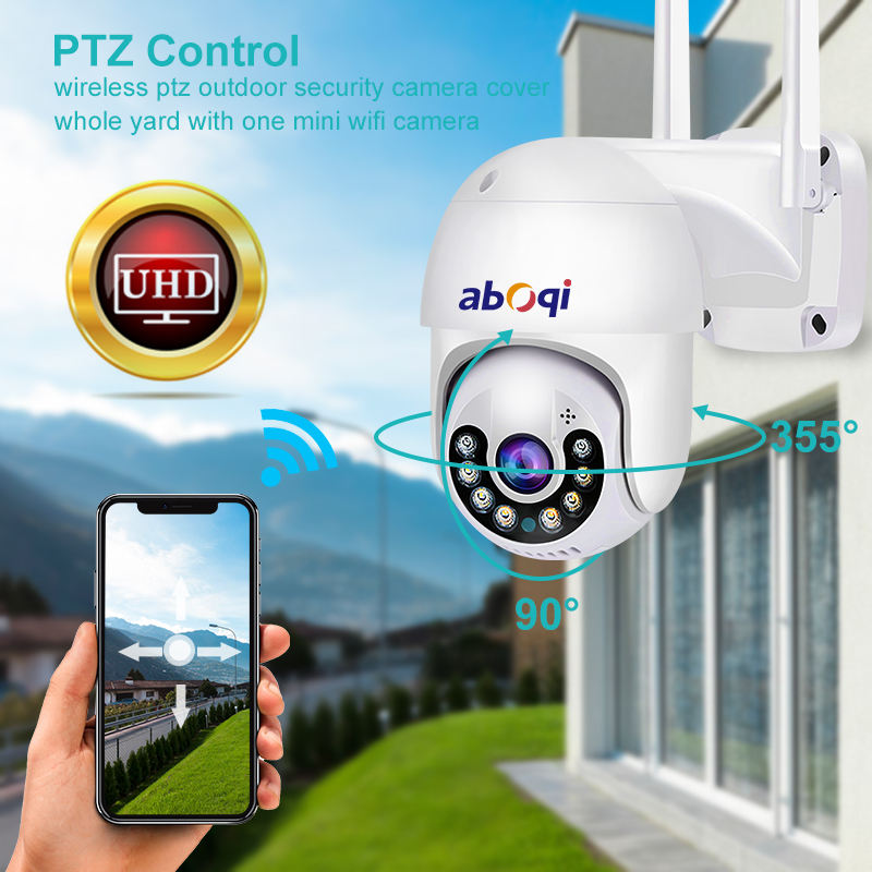 Бездротова WiFi 4G камера відеоспостереження вулична поворотна PTZ A15 4MP (ICSEE) White