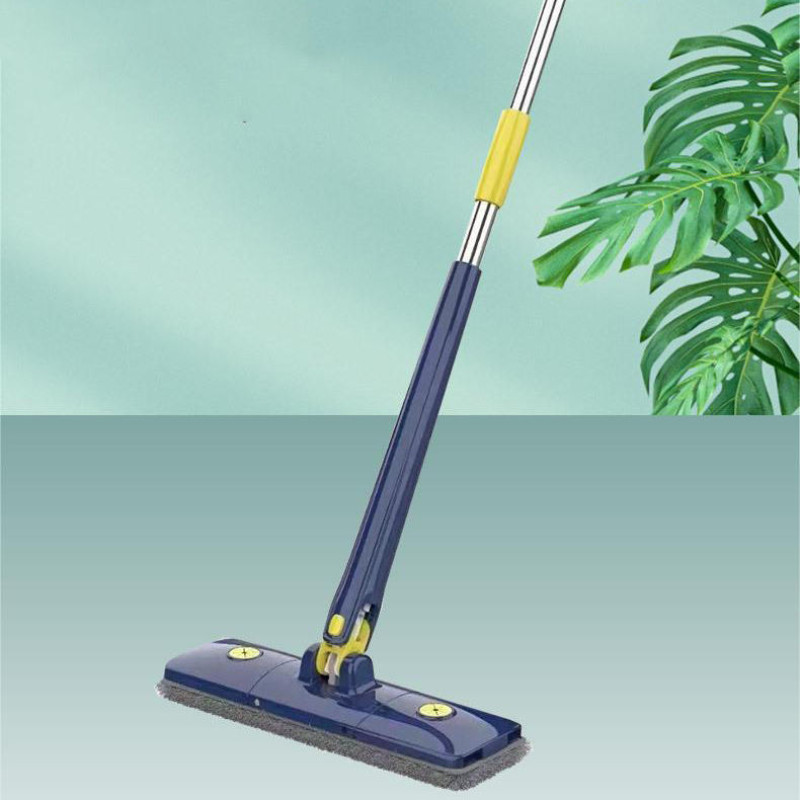 Швабра для миття підлог та вікон з віджимом та телескопічною ручкою мікрофібра MOP 2039 Синій Швабра для миття підлог та вікон з віджимом та телескопічною ручкою мікрофібра MOP 2039 Синій