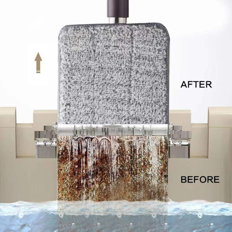 Комплект швабра з відром Clean Pro Mop із системою авто-віджиму для швидкого прибирання CM-1211 Blue Комплект швабра з відром Clean Pro Mop із системою авто-віджиму для швидкого прибирання CM-1211 Blue